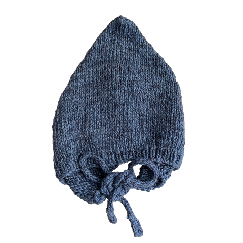 baby bonnets (stocking stitch)